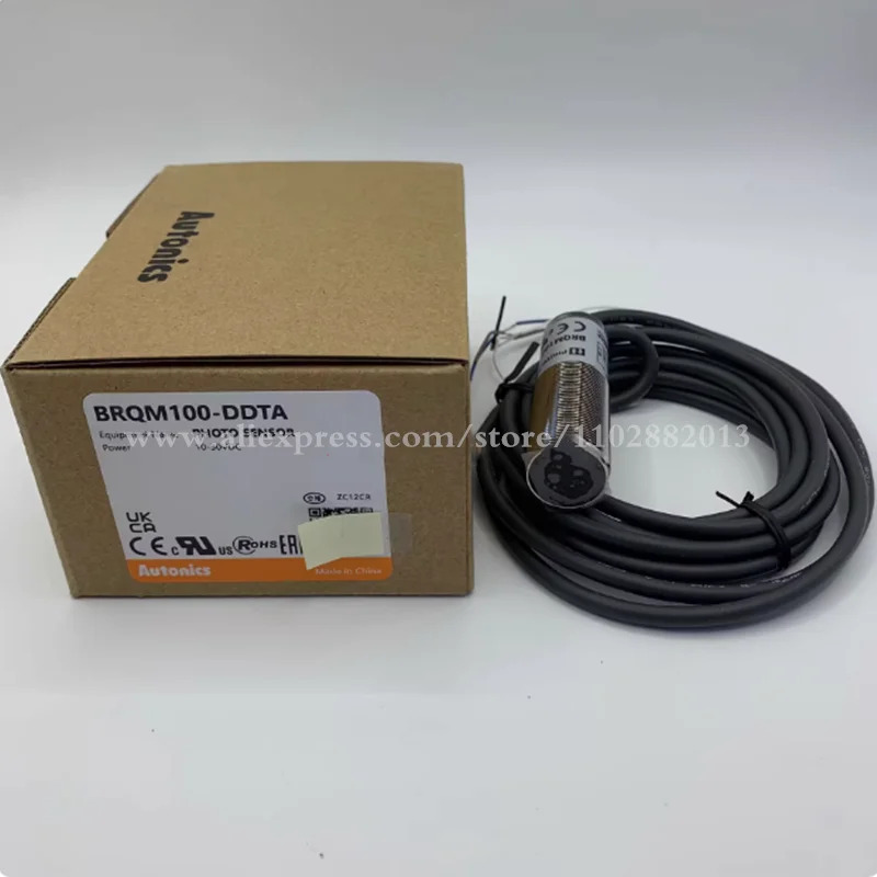 새 BRQM-PDTA PDTA-P BRQM100-DDTA DDTA-P BRQM400-DDTA 원통형 광전센서 스위치