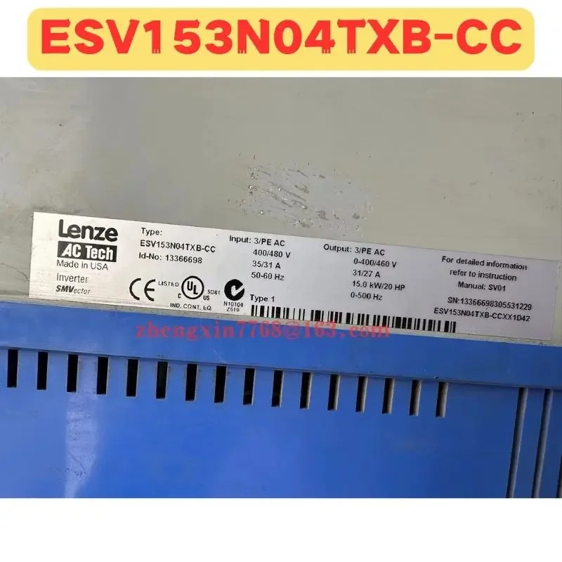 리퍼 주파수 변환기 ESV153N04TXB-CC ESV153N04TXB CC 정상 기능 완료