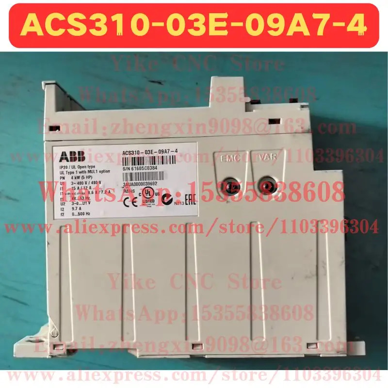 리퍼 주파수 변환기 ACS310-03E-09A7-4 정상 기능 완료 OK