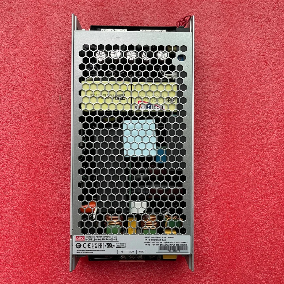 대만 Mingwei Uhp호환-1000 스위칭 전원공급장치 팬리스 PFC 초박형 12V 24V 36V 48V 1000W