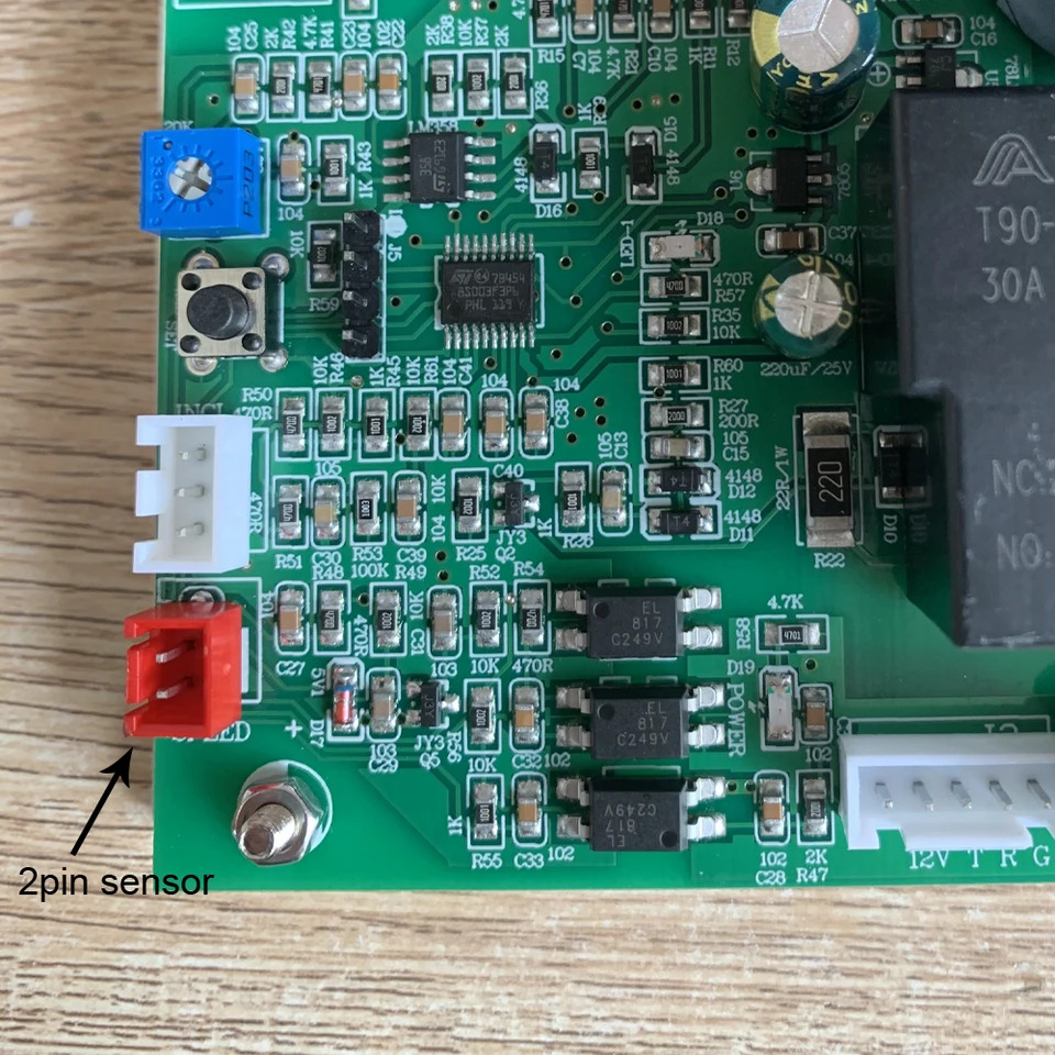 PCB-ZYXK9-1012-V1.3 2핀 센서 커넥터 SHUA SH 트레드밀마더보드 컨트롤 플레이트 신