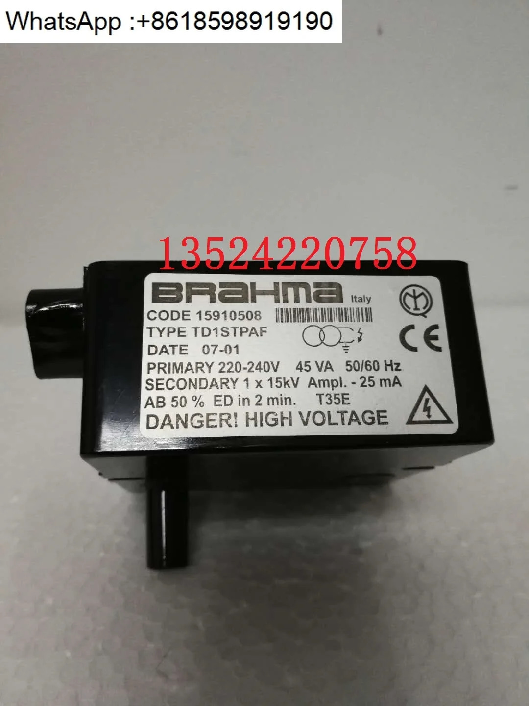 TD1STPAF 점화 변압기 1X15KV 2X10KV RS34 44 고전압 패키지