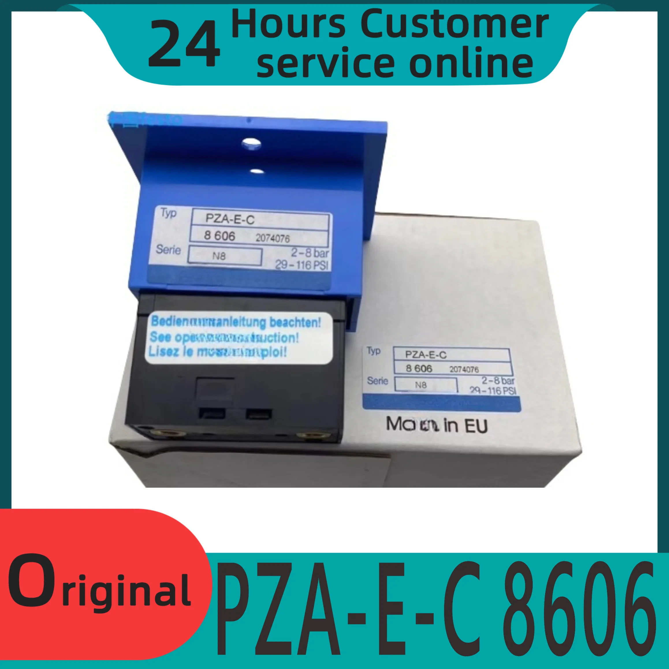 오리지널 패널 장착 누적 카운터 PZA-E-C 8606