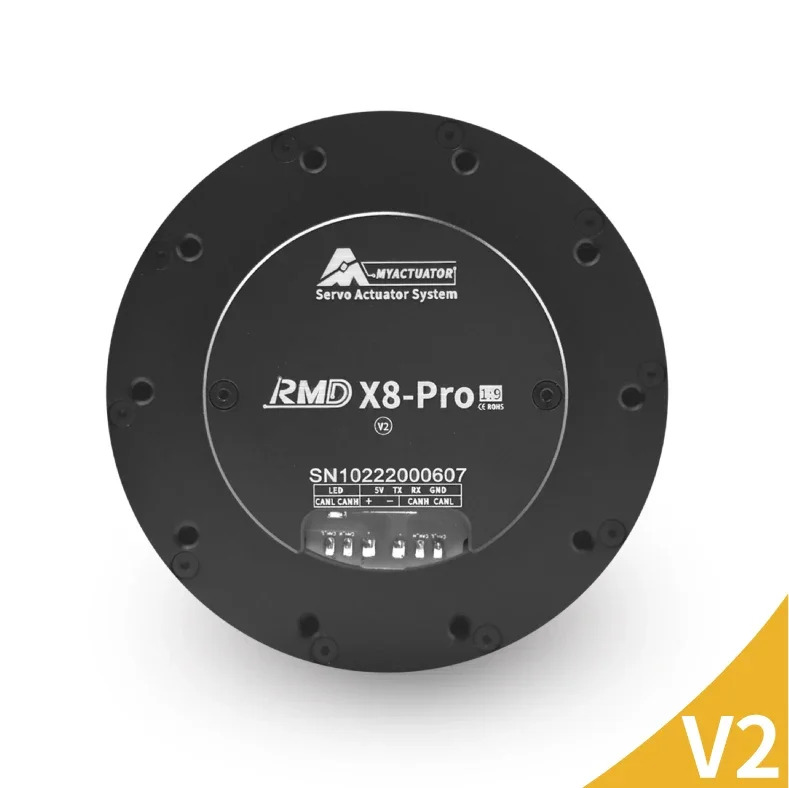 RMD-X8 프로 19 V2 브러시리스 DC 서보모터 액추에이터 감속기 산업암 러너 다이렉트 드라이브 모터 35N.M