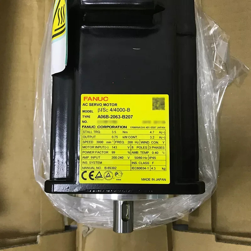 A06B-2063-B207 Fanuc AC 서보모터 12개월 A06B 2063 B207