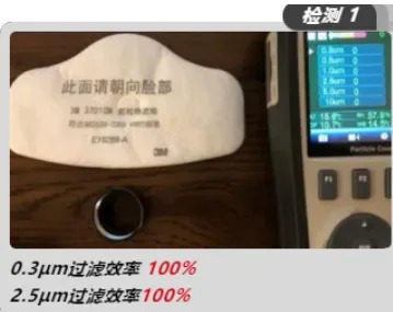 먼지 입수 멜트블로운 천 효율 테스터 입카운터