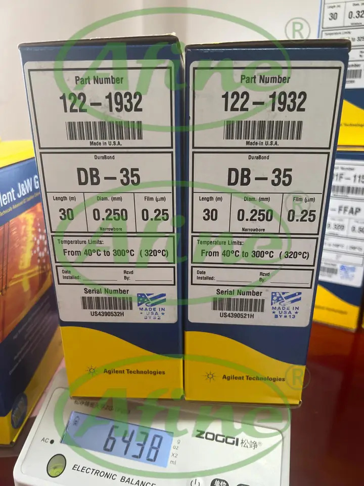 AFINE Agilent 컬럼 122-1932 JW DB-35 크빈티지토그래피 30m 0.25mm 0.25 m 7 인치 랙