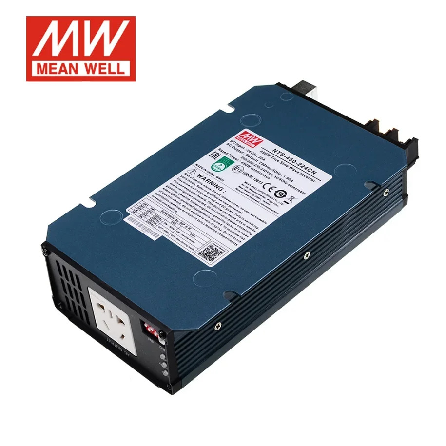 대만 Mingwei 전원공급장치 NTS-450-112US 450W 12V 110V 사인파 차량 인버터