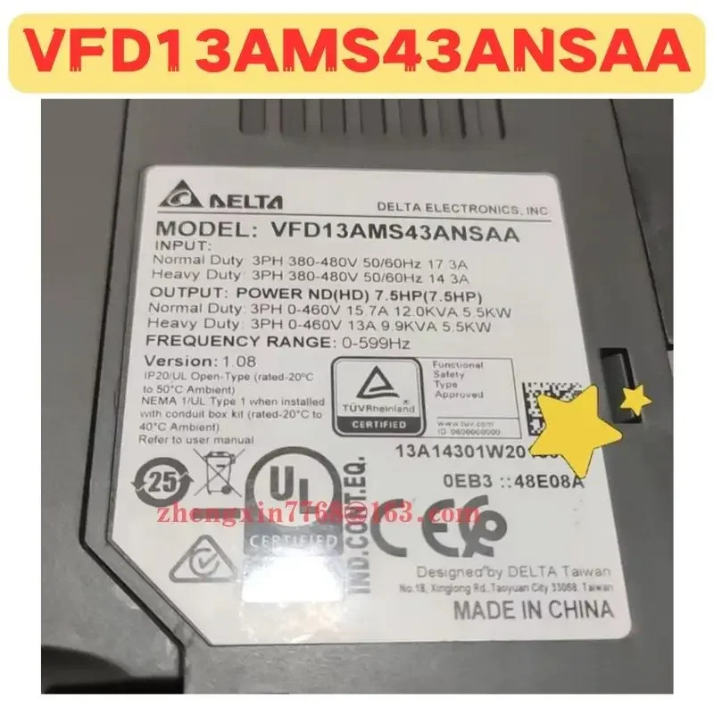 리퍼 주파수 변환기 정상 기능 완료 VFD13AMS호환43ANSAA