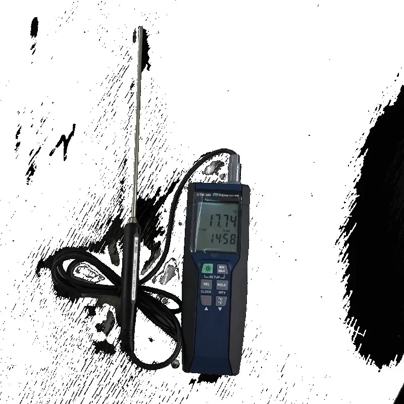 DTM-386 백금 저항 온도계 USB 디지털 열전대 온도 데이터 로거 PT100