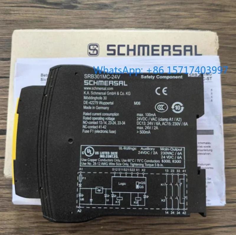 SRB301MC 신 오리지널 SCHMERSAL 안전 릴레이 SRB402EM SRB301LC