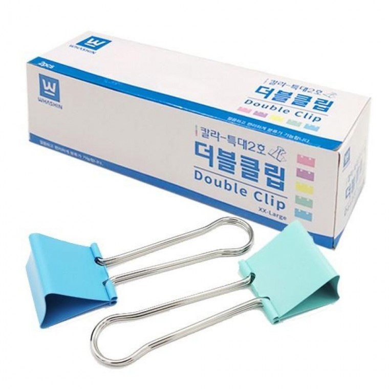 도모아 클립 특대2호 크립 집게 화신 더블 2개입 - 상품 이미지