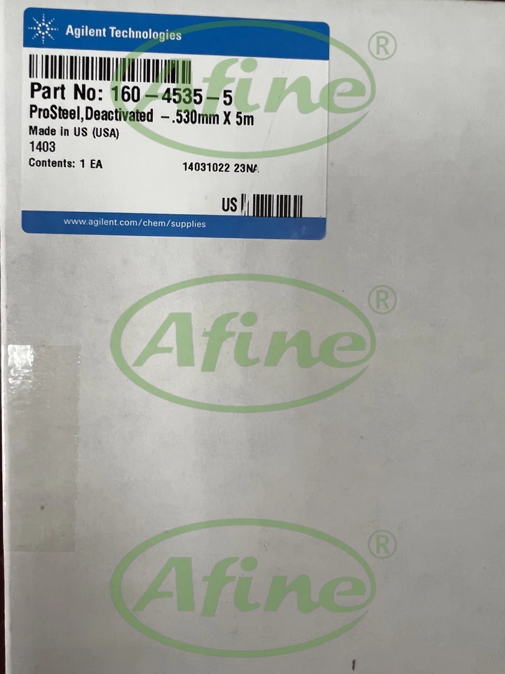 AFINE Agilent UltiMetal Plus 스테인레스 스틸 모세관 라표준 ProSteel160-4535-5 비활성화 5 m 0.5m OD 0.67mm