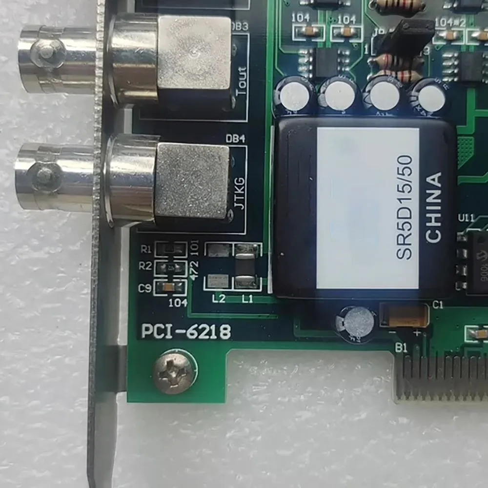 PCI-6218 레이저 마킹 머신 제어 카드 DA 출력 해상도 16비트 SR5D15/50