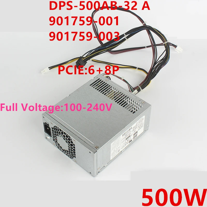 hp호환 4P 500W 전원공급장치 DPS-500AB-32 A DPS-500AB-32A 901759-003/001 PA-4501-1 DPS-500AB-36 DPS-500AB-36