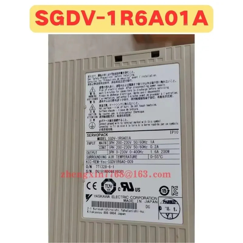 SGDV-1R6A01A SGDV 1R6A01A 서보 드라이브 신