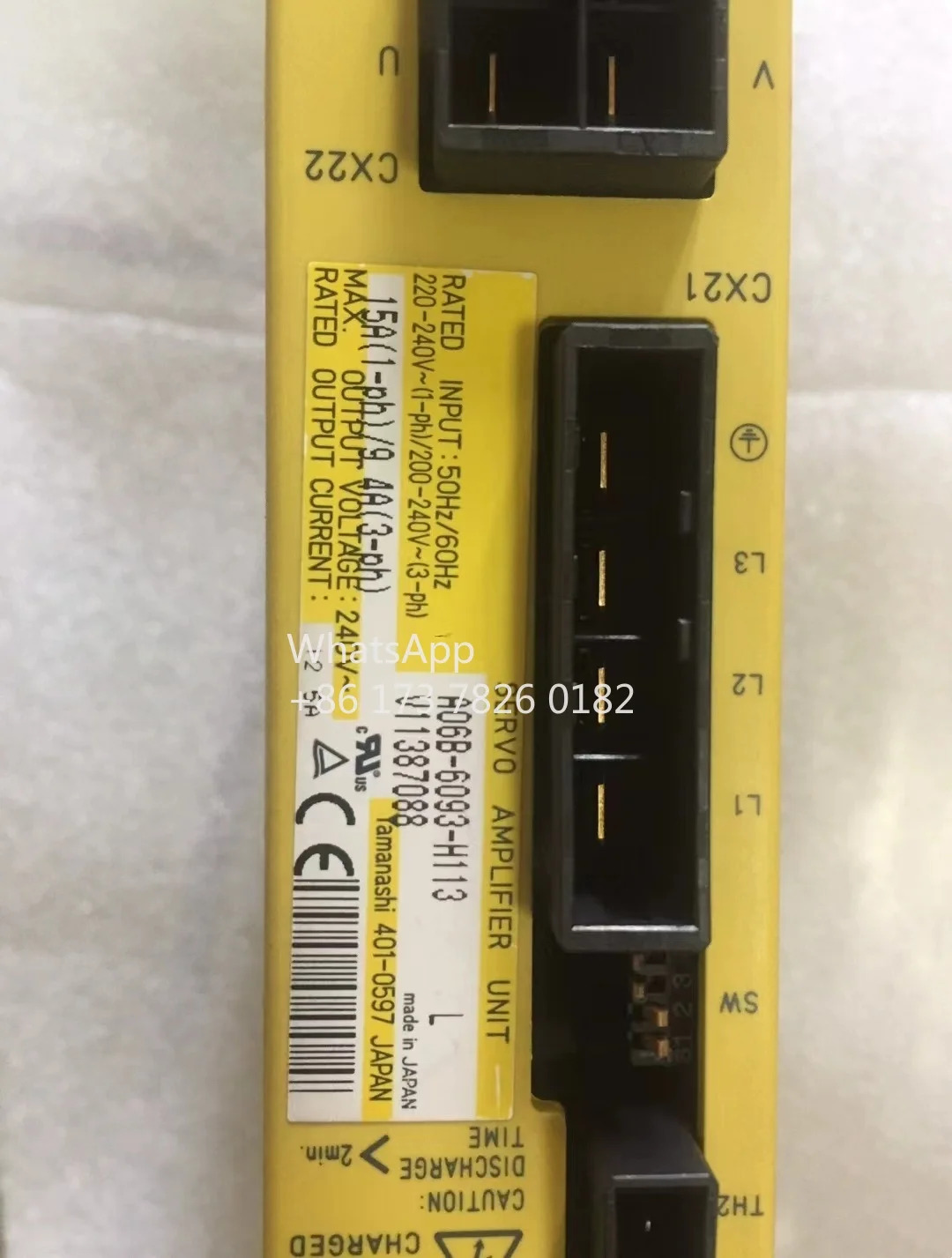A06B-6093-H113 리퍼 드라이브 작동 기능 OK