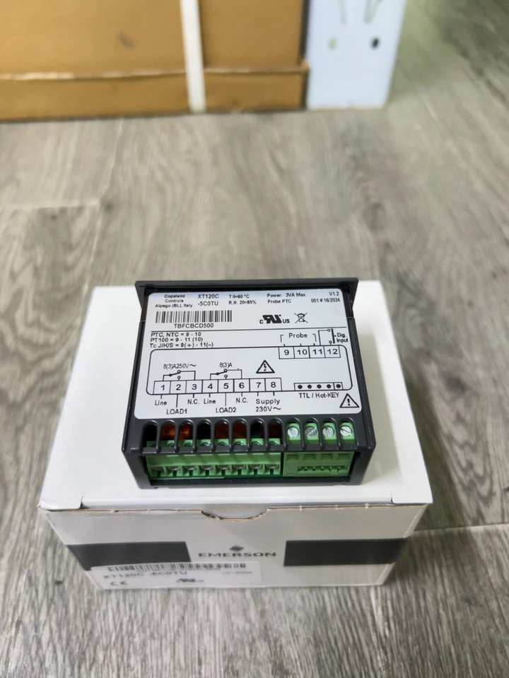 DIXELL 전이출력 온도조절기 컨트롤러 냉장 XT120C-5C0TU 해양 냉동 온도 제어