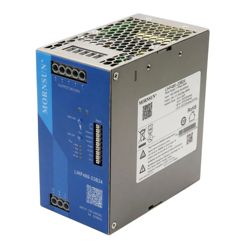 AC-DC 레일 전원공급장치 LIHF480-23B24 LIHF480-23B48 480W