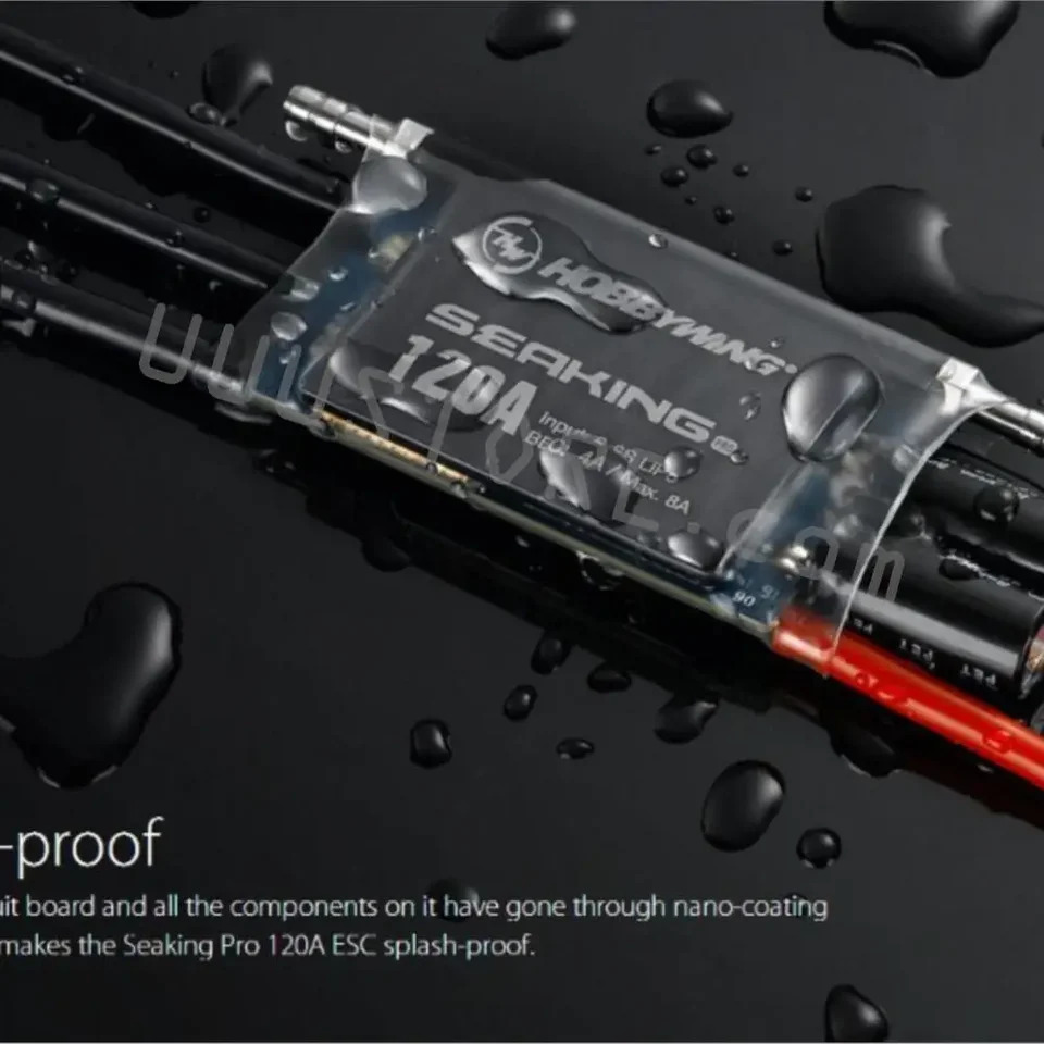 Hobbywing Saeking Pro 방수 브러시리스 속도 컨트롤러 ESC RC 보트 SeaKing-120A 프로 프로페셔널 에디션 120A