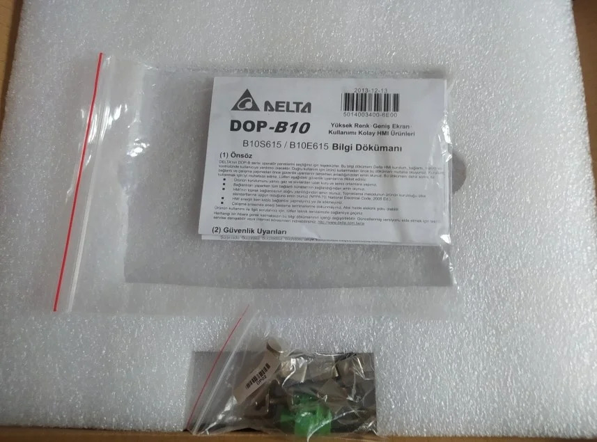 DOP-B10S615 DOP-B10E615 델타 머신 인터페이스인치 포장 신