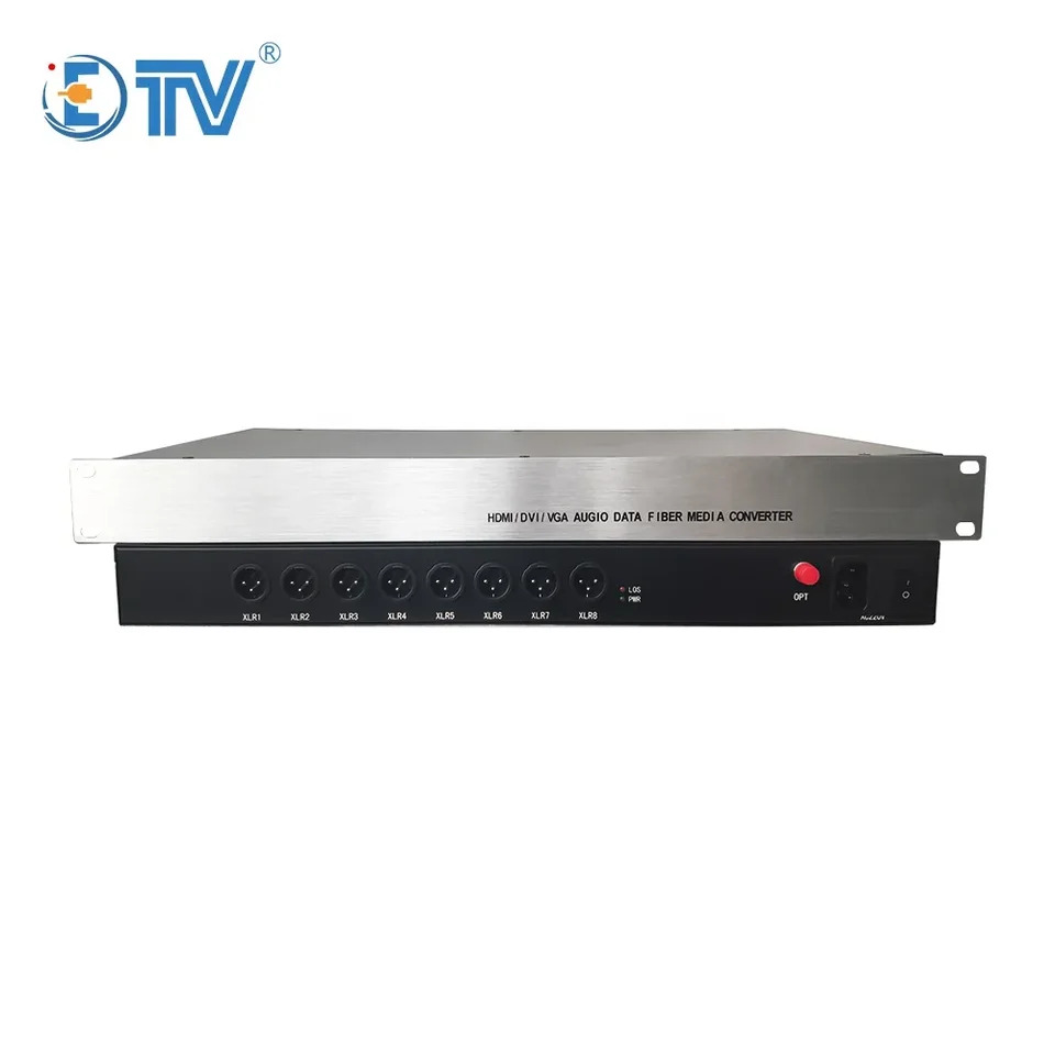 ETV 양방향 XLR 오디오 트랜시버 무소음 4방향