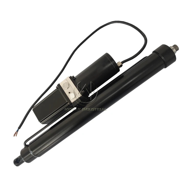 산업헤비 듀티 전기 유압 선형 액추에이터 센서 실린더 푸시 로드 8000N-60000N 800W 24V i 100mm