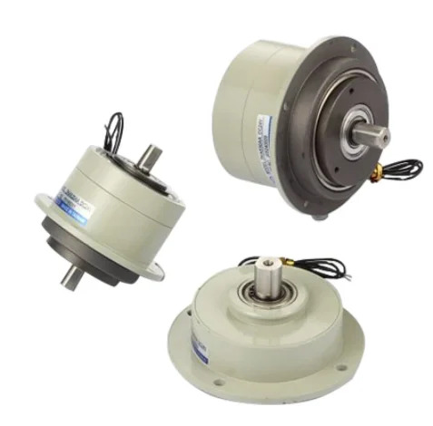 마이크로 마그네틱 파우더 클러치 단일 축 브레이크 PMB-0.55Nm 장력 컨트롤러 전자기 모터 24V