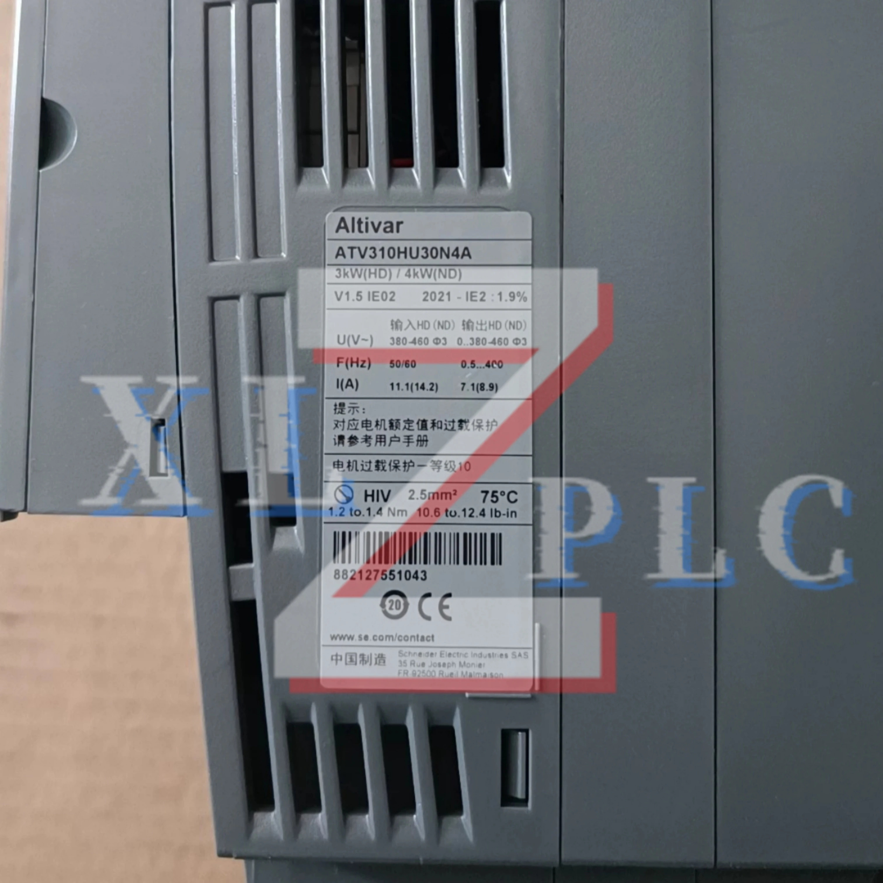 주파수 변환기 원본 ATV310HU30N4A 380-460V 3KW ATV310HU40N4A 4KW ATV310HU55N4A