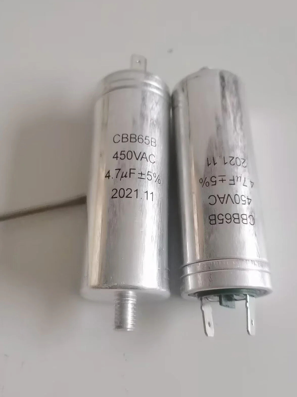 C1-C3 커패시터 CBB65B 450V AC 4.7UF VF MF-5% 6.3 플매트 카펫 러그나사