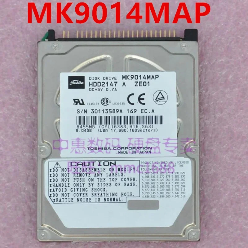 TOSHIBA 3.2GB 9GB 30GB IDE 2.5 5400RPM 노트북 하드 드라이브 MK3212MAT MK9014MAP MK3018GAP거새 원본