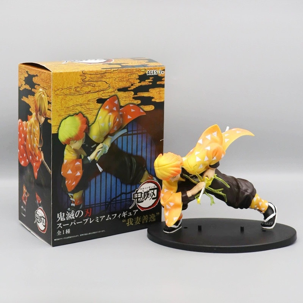 귀멸의칼날 탄지로 피규어 15cm PVC 스태츄 불꽃 이펙트 연출 소장용 해외판 탄지로 16cm 컬러 박스 - 상세 이미지 4