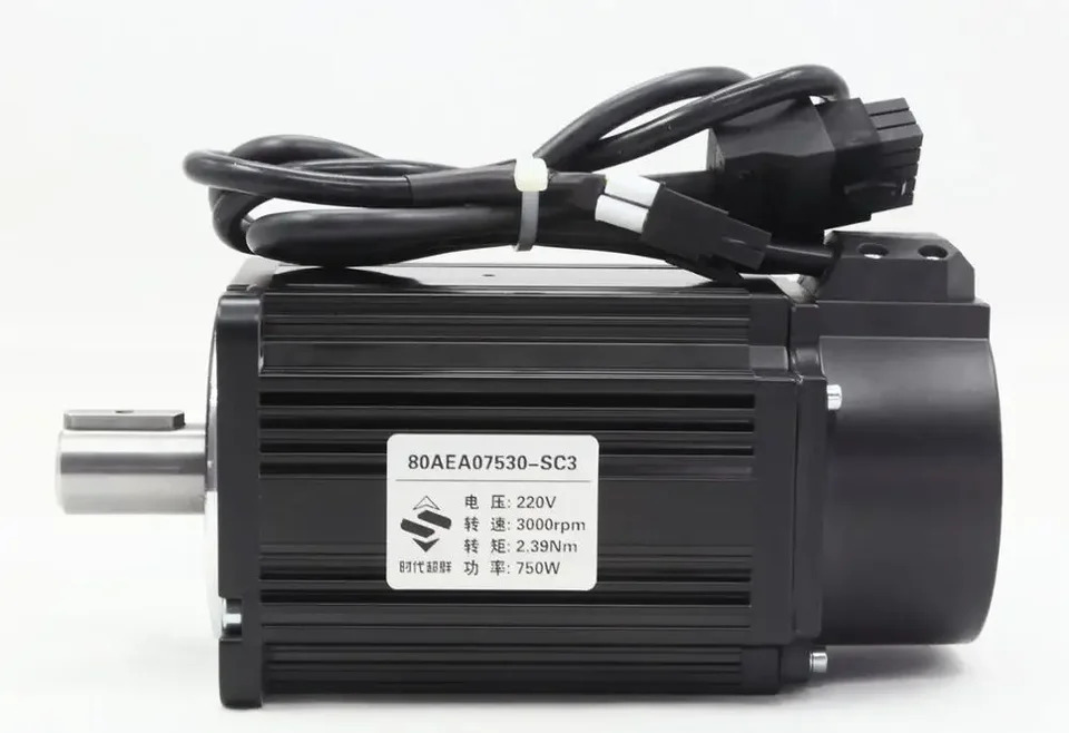 공급 AC 서보모터 CNC 0.75kw 220V 750W 2.39 NM 3000rpm