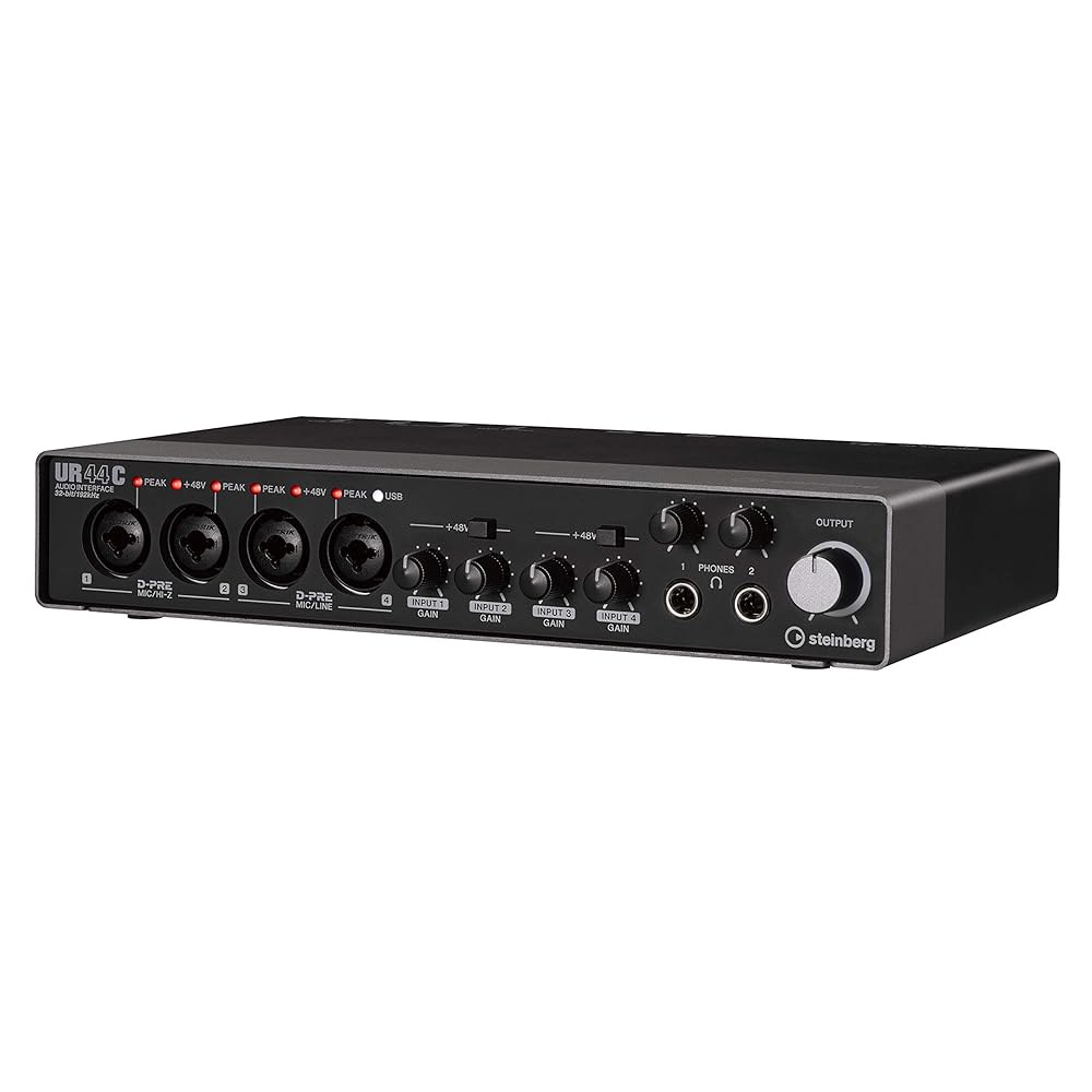 Steinberg UR44C 6x4 USB 3.0 오디오 인터페이스(큐베이스 AI 및 큐베이스 LE 포함) - 상품 이미지