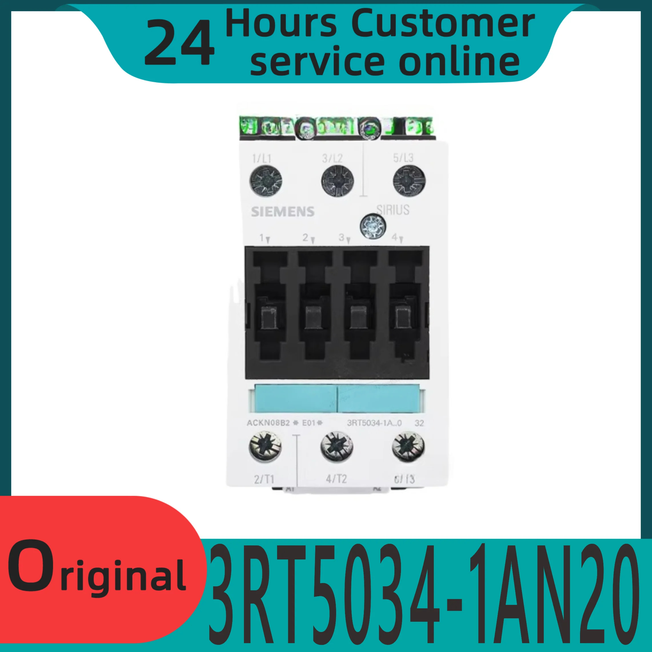 원본 3RT5034-1AN20 AC 접촉기 3RT5034-1A 0 AC220V