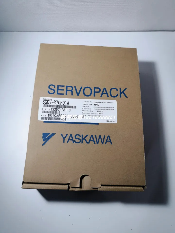 SGDV-R70F01A Yaskawa 서보 드라이브 신