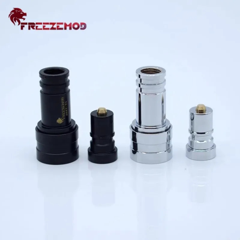 컴퓨터 수냉식 급수 정지 퀵 플매트 카펫 러그 구리 커넥터 직선형 ZSZT-T1 양단 분리