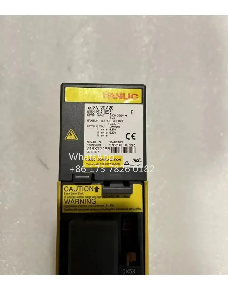 A06B-6114-H205 리퍼 드라이브 작동 기능 OK
