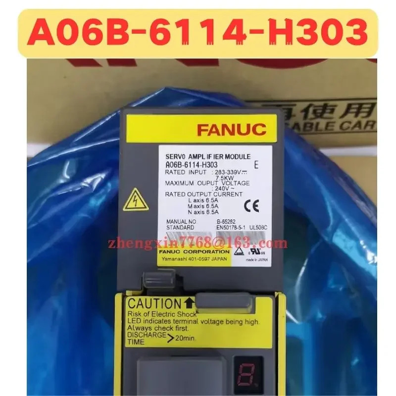 오리지널 A06B-6114-H303 서보 드라이브 A06B 6114 H303 신