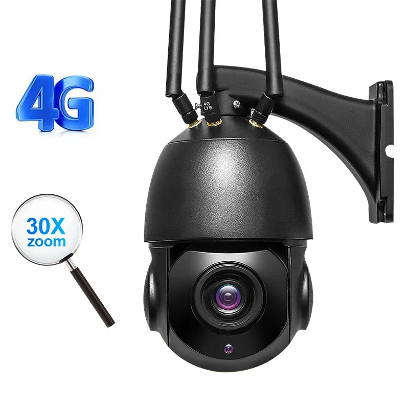 와이파이 보안 PTZ 카메라 CCTV 30X 줌 IP 8Mp 무선 4K 야외 시스템