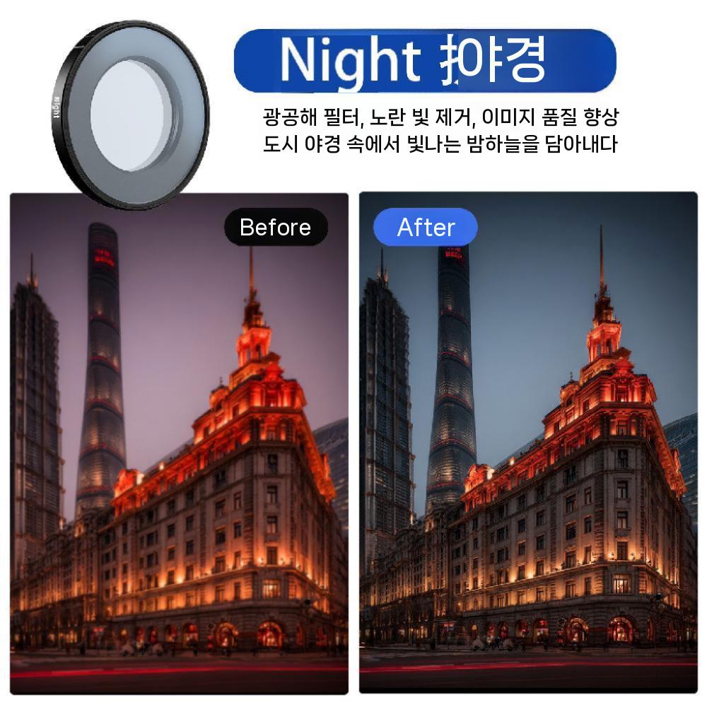 오스모 나노 필터 세트 UV 미러 CPL 편광 ND 렌즈 커버 - 상세 이미지 5