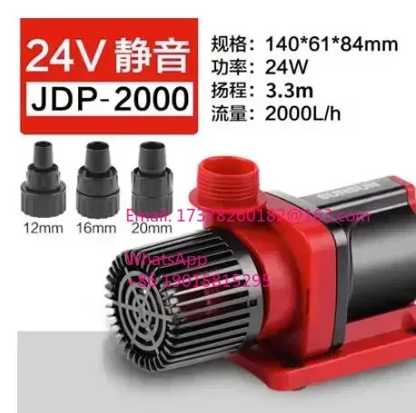 인버터 순환 워터 펌프 JDP-3500 6000 10000 18000 안전 DC 24V 조정 가능잠수정 펌핑 기계