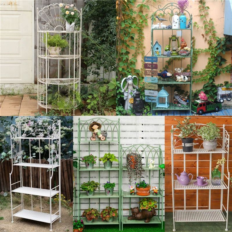 다육이 선반 빈티지 꽃수레 철재 벽인테리어 정리 식물장 앤틱 철제 북유럽 거실 이미지 6