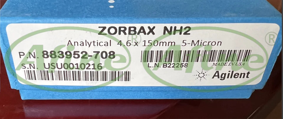 AFINE Agilent ZORBAX HILIC 컬럼 NH 883952-7084.6x150mm 5 m 400 bar