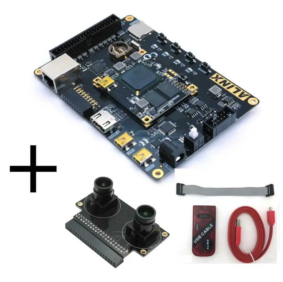 자일링스 FPGA 개발보드 XC7S50 ALINX 평가 보드 VIVADO JTAG 로더 2 렌즈 카메라 스파르탄-7