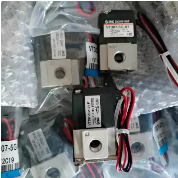 SMC 솔레노이드 밸브 VT307-5G1-01 24V VT307V-5G1-01 VT307-5G1-02 VT307V-5G1-02 VT307-4G1-02 220V VT307V-4G1