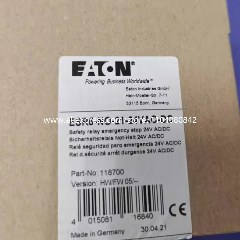 EATON 안전 릴레이 ESR5-NO-41-24VAC-DC 신