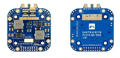 Matek Mateksys FCHUB-12S V2 허브 배전 보드 PDB 5V 12V BEC 내장 184A 전류센서 RC 멀티콥터용