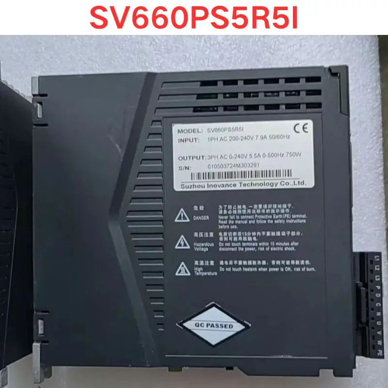 리퍼 Inovance SV660PS5R5I 서보 드라이브 0.75KW 기능 OK