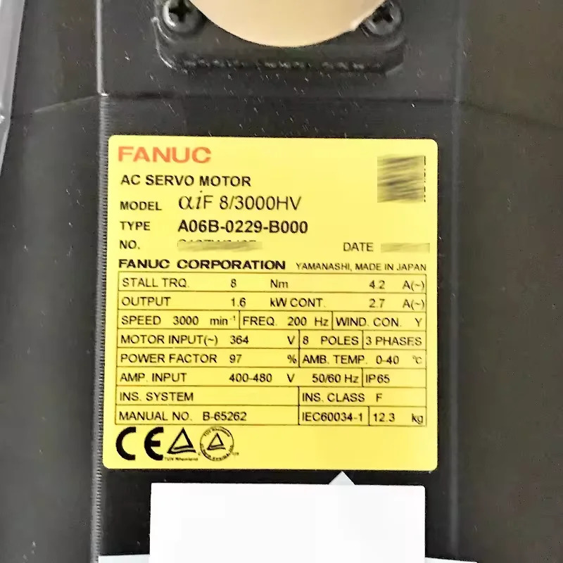 A06B-0229-B000 Fanuc 서보모터 리퍼 완료 Ok A06B 0229 B000